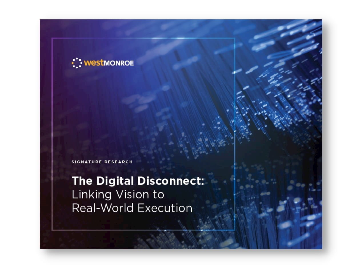 The Digital Disconnect: Linking Vision to Real-World Execution 